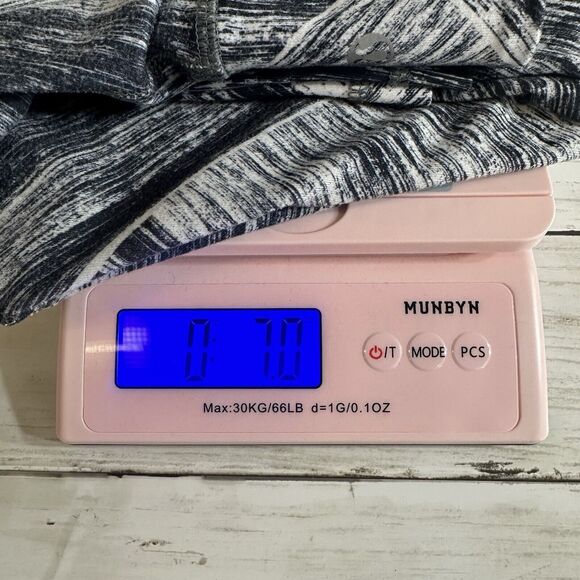 Lululemon Wunder Under Crop II Heath Wave Black White Size 4 Workout Leggings - Picture 13 of 13